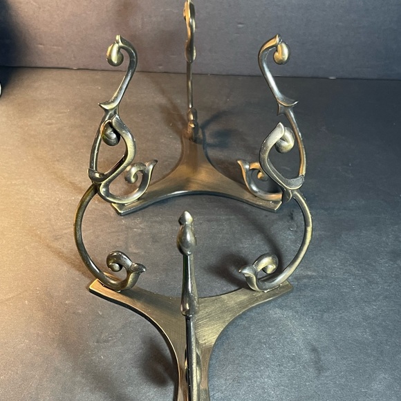 Set Of 2 PartyLite Soliloquy Base Candle Holders - Picture 2 of 10